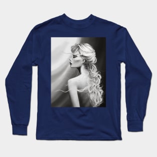 A mysterious blonde Long Sleeve T-Shirt